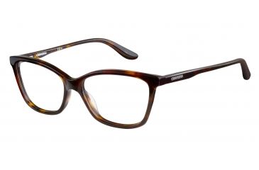 Image of Carrera 6639 Progressive Prescription Eyeglasses CA6639-0086-5215 - Dark Havana Frame, Lens Diameter 52mm, Distance Between Lenses 15mm