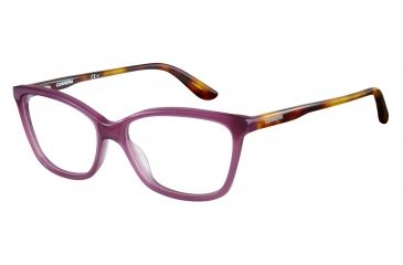 Image of Carrera 6639 Progressive Prescription Eyeglasses CA6639-0HKZ-5215 - Violet Havana Frame, Lens Diameter 52mm, Distance Between Lenses 15mm