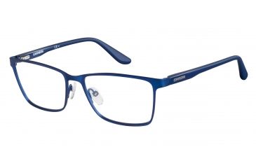 Image of Carrera 6640 Eyeglass Frames CA6640-0HLE-5416 - Matte Blue Frame, Lens Diameter 54mm, Distance Between Lenses 16mm