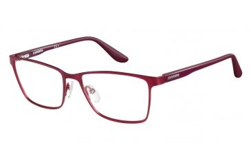 Image of Carrera 6640 Eyeglass Frames CA6640-0HLH-5416 - Matte Red Burgundy Frame, Lens Diameter 54mm, Distance Between Lenses 16mm
