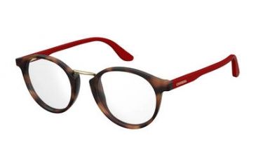Image of Carrera 6645 Progressive Prescription Eyeglasses CA6645-02IK-4721 - Havana Gold Frame, Lens Diameter 47mm, Distance Between Lenses 21mm