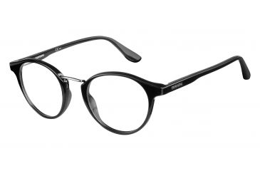 Image of Carrera 6645 Progressive Prescription Eyeglasses CA6645-0807-4721 - Black Frame, Lens Diameter 47mm, Distance Between Lenses 21mm