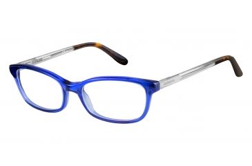 Image of Carrera 6647 Eyeglass Frames CA6647-0QLD-5017 - Blue Gray Frame, Lens Diameter 50mm, Distance Between Lenses 17mm