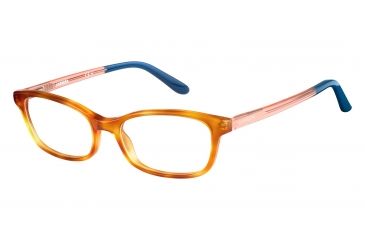 Image of Carrera 6647 Eyeglass Frames CA6647-0QKX-5017 - Havana Peach Frame, Lens Diameter 50mm, Distance Between Lenses 17mm