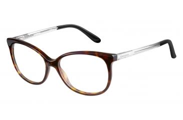 Image of Carrera 6648 Single Vision Prescription Eyeglasses CA6648-0QK8-5115 - Dark Havana Nude Frame, Lens Diameter 51mm, Distance Between Lenses 15mm