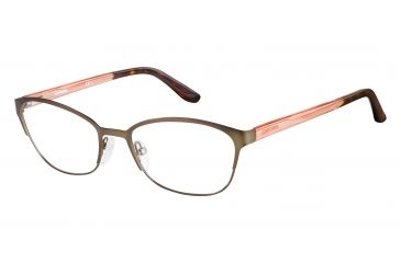 Image of Carrera 6649 Eyeglass Frames CA6649-0T2Q-5518 - Brown-Peach Frame, Lens Diameter 55mm, Distance Between Lenses 18mm