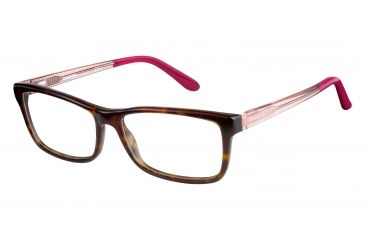 Image of Carrera 6650 Progressive Prescription Eyeglasses CA6650-0TCV-5415 - Havana Nude Frame, Lens Diameter 54mm, Distance Between Lenses 15mm