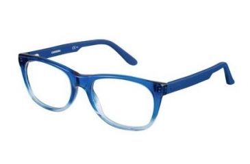 Image of Carrera 6652 Eyeglass Frames CA6652-0TPL-5118 - Shaded Blue Frame, Lens Diameter 51mm, Distance Between Lenses 18mm