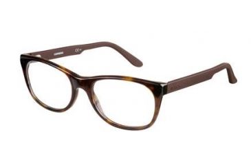 Image of Carrera 6652 Eyeglass Frames CA6652-0GPS-5318 - Dark Havana Brown Frame, Lens Diameter 53mm, Distance Between Lenses 18mm