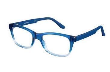 Image of Carrera 6653 Eyeglass Frames CA6653-0TPL-5418 - Shaded Blue Frame, Lens Diameter 54mm, Distance Between Lenses 18mm