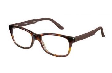 Image of Carrera 6653 Eyeglass Frames CA6653-0GPS-5218 - Dark Havana Brown Frame, Lens Diameter 52mm, Distance Between Lenses 18mm