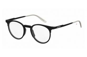 Image of Carrera 6665 Eyeglass Frames CA6665-0GTN-4721 - Matte Black-Shiny Black Frame, Lens Diameter 47mm, Distance Between Lenses 21mm