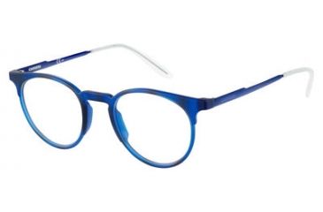 Image of Carrera 6665 Eyeglass Frames CA6665-0R40-4721 - Havana/Blue Frame, Lens Diameter 47mm, Distance Between Lenses 21mm