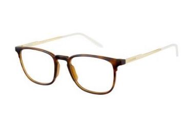Image of Carrera 6666 Eyeglass Frames CA6666-00KS-5019 - Havana Gold Frame, Lens Diameter 50mm, Distance Between Lenses 19mm