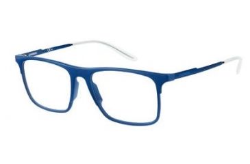 Image of Carrera 6667 Single Vision Prescription Eyeglasses CA6667-0R5J-5317 - Blue Frame, Lens Diameter 53mm, Distance Between Lenses 17mm
