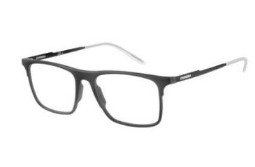 Image of Carrera 6667 Single Vision Prescription Eyeglasses CA6667-0GTN-5317 - Matte Black-Shiny Black Frame, Lens Diameter 53mm, Distance Between Lenses 17mm