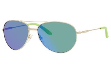 Image of Carrera 69/S Single Vision Prescription Sunglasses CA69S-0AOZ-Z9-6015 - Lens Diameter 60 mm, Frame Color Semi Matte Gold