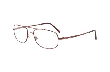 Image of Carrera 7366 Single Vision Eyeglasses - Dark Brown Frame, Size 53/17 CA7366N0TR20