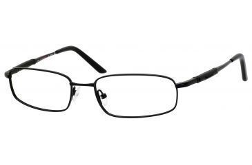 Image of Carrera 7451 Eyeglass Frames CA7451-091T-5117 - Black Semi Shiny Frame, Lens Diameter 51mm, Distance Between Lenses 17mm