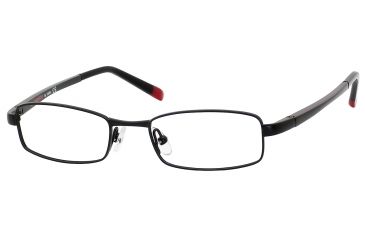 Image of Carrera 7511 Eyeglass Frames CA7511-091T-4417 - Black / Red Frame, Lens Diameter 44mm, Distance Between Lenses 17mm