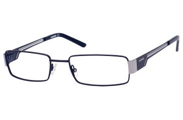 Image of Carrera 7528 Bifocal Prescription Eyeglasses CA7528-0KU0-5218 - Matte Blue / Ruthenium Frame, Lens Diameter 52mm, Distance Between Lenses 18mm