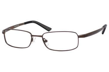 Image of Carrera 7536 Progressive Prescription Eyeglasses CA7536-01E8-5217 - Brown Semi Shiny Frame, Lens Diameter 52mm, Distance Between Lenses 17mm