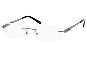 Image of Carrera 7544 Eyeglass Frames CA7544-0TZ2-5117 - Gunmetal / Black Frame, Lens Diameter 51mm, Distance Between Lenses 17mm