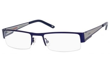 Image of Carrera 7548 Eyeglass Frames CA7548-086I-5320 - Matte Blue / Ruthenium Frame, Lens Diameter 53mm, Distance Between Lenses 20mm