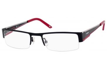 Image of Carrera 7548 Eyeglass Frames CA7548-0IAM-5320 - Black Red Frame, Lens Diameter 53mm, Distance Between Lenses 20mm