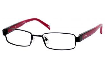 Image of Carrera 7566 Eyeglass Frames CA7566-0003-4416 - Black Frame, Lens Diameter 44mm, Distance Between Lenses 16mm