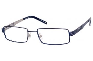 Image of Carrera 7568 Eyeglass Frames CA7568-0KU0-5217 - Matte Blue Ruthenium Frame, Lens Diameter 52mm, Distance Between Lenses 17mm