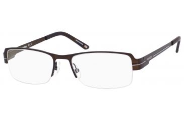 Image of Carrera 7581 Eyeglass Frames CA7581-0TRF-5217 - Semi Matte Brown Frame, Lens Diameter 52mm, Distance Between Lenses 17mm