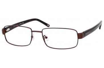 Image of Carrera 7586 Eyeglass Frames CA7586-01P5-5418 - Matte Brown Frame, Lens Diameter 54mm, Distance Between Lenses 18mm