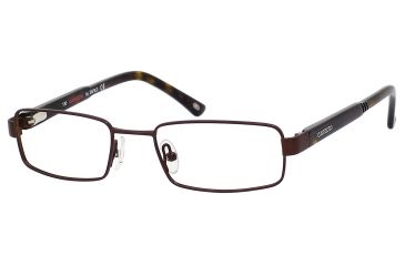 Image of Carrera 7587 Eyeglass Frames CA7587-01P5-4517 - Brown Frame, Lens Diameter 45mm, Distance Between Lenses 17mm
