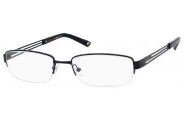 Image of Carrera 7596 Eyeglass Frames CA7596-091T-5218 - Black Semi Shiny Frame, Lens Diameter 52mm, Distance Between Lenses 18mm