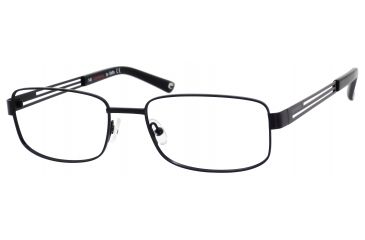 Image of Carrera 7597 Single Vision Prescription Eyeglasses CA7597-091T-5318 - Black Semi Shiny Frame, Lens Diameter 53mm, Distance Between Lenses 18mm
