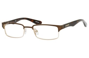 Image of Carrera 7605 Eyeglass Frames CA7605-0BDV-4517 - Brown Frame, Lens Diameter 45mm, Distance Between Lenses 17mm