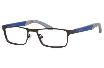 Image of Carrera 7606 Eyeglass Frames CA7606-01G0-4617 - Gunmetal Frame, Lens Diameter 46mm, Distance Between Lenses 17mm