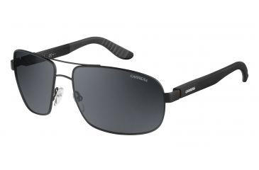 Image of Carrera 8003/S Bifocal Prescription Sunglasses CA8003S-094X-C3-6216 - Frame Color Matte Black, Lens Diameter 62 mm