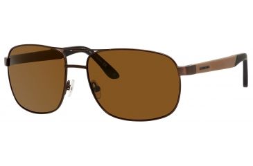 Image of Carrera 8005/S Bifocal Prescription Sunglasses CA8005S-1F1P-VW-6016 - Frame Color Brown, Lens Diameter 60 mm