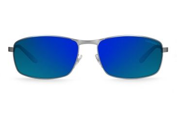Image of Carrera 8012/S Sunglasses CA8012S-0R80-5Z-6017 - Semi Matte Dark Ruthenium Frame, Gray Mlt Green Lenses, Lens Diameter 60mm, Distance Between Lenses 17mm