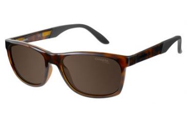 Image of Carrera 8021/S Sunglasses CA8021S-0DWJ-SP-5617 - Havana Frame, Bronze Polarized Lenses, Lens Diameter 56mm, Distance Between Lenses 17mm