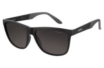 Image of Carrera 8022/S Single Vision Prescription Sunglasses CA8022S-0DL5-M9-5616 - Frame Color Matte Black, Lens Diameter 56 mm