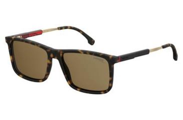 Image of Carrera 8029/S Progressive Prescription Sunglasses CA8029S-0086-SP-5717 - Lens Diameter 57 mm, Frame Color Dark Havana