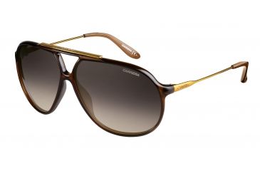 Image of Carrera 82/S Bifocal Prescription Sunglasses CA82S-00KX-LA-6411 - Lens Diameter 64 mm, Frame Color Transparent Brown