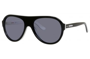 Image of Carrera 84/S Bifocal Prescription Sunglasses CA84S-04IZ-W7-5819 - Frame Color Black White Gray, Lens Diameter 58 mm