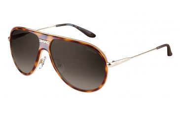 Image of Carrera 87/S Single Vision Prescription Sunglasses CA87S-08EN-HA-6213 - Lens Diameter 62 mm, Frame Color Light Havana