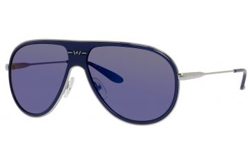 Image of Carrera 87/S Single Vision Prescription Sunglasses CA87S-08ET-XT-6213 - Frame Color Blue, Lens Diameter 62 mm