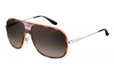 Image of Carrera 88/S Single Vision Prescription Sunglasses CA88S-08EN-HA-6212 - Lens Diameter 62 mm, Frame Color Light Havana