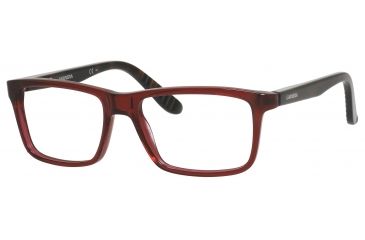 Image of Carrera 8801 Bifocal Prescription Eyeglasses CA8801-00UC-5317 - Red Havana Frame, Lens Diameter 53mm, Distance Between Lenses 17mm